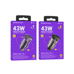 شارژر فندکی 25 وات بروفون مدل BZ26A PD+QC3.0