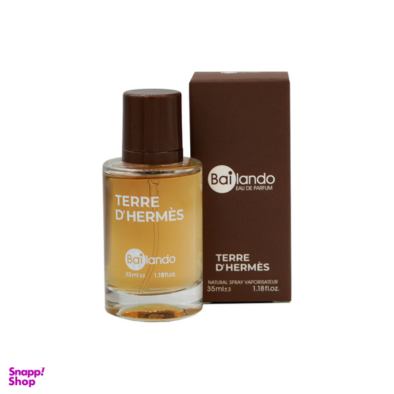 عطر جیبی مردانه بایلندو مدل TERRE D HERMES حجم 35 میلی لیتر