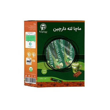 ماچا لته دارچین پپتینا بسته 10 عددی