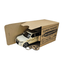 ماکت ماشین ناب سل مدل میتسوبیشی پاجرو فلزی موزیکال mitsubishi pajero به همراه جاسوییچی