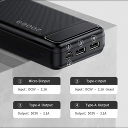 پاوربانک اوی مدل P6K 10.5W ظرفیت 20000 میلی آمپر ساعت