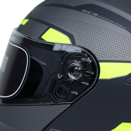 کلاه کاسکت فک متحرک فلش مدل 935sv black/neon yellow