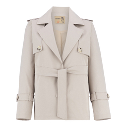 بارانی زنانه السانا مدل فرنوشا کد 230679 رنگ کرم