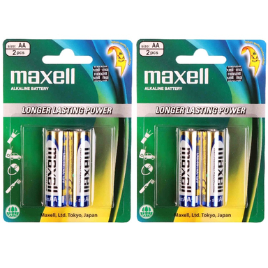 باتری قلمی مکسل مدل آلکالاین کد LR6GB2B بسته 4 عددی