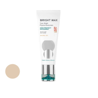 کرم ضد آفتاب رنگی برایت مکس SPF 50 مدل P02 حجم 40 میلی‌ لیتر