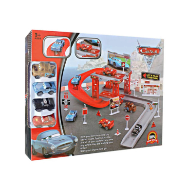 کیت ماشین بازی مدل پارکینگ مکویین کد c180-1