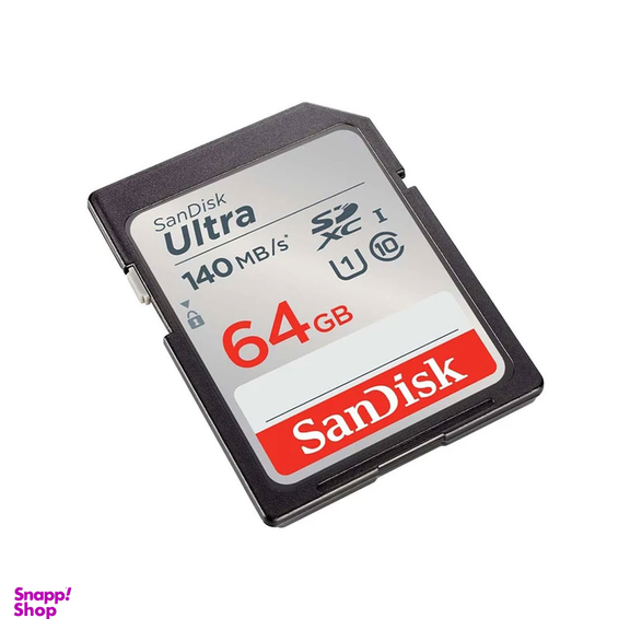 کارت حافظه SDXC سن دیسک مدل Ultra کلاس 10 استاندارد UHS-I U1 سرعت 140 مگابایت بر ثانیه ظرفیت 64 گیگابایت