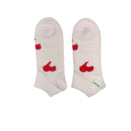 جوراب زنانه مچی پشمی طرح قلب کد 24243