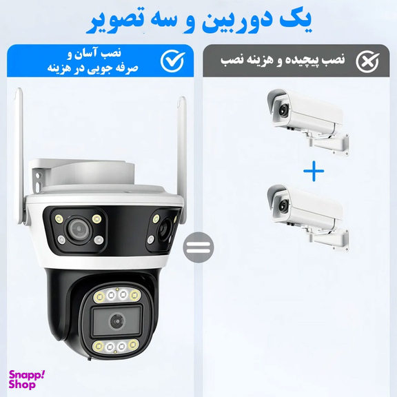 دوربین مداربسته تحت شبکه سیم کارتی مدل QQ855A