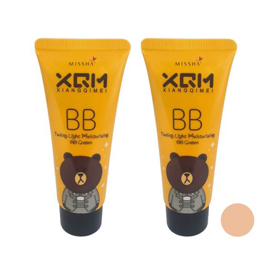 کرم پودر BB میشا مدل  Moisturing حجم 65 میلی لیتر مجموعه 2 عددی