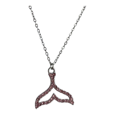 گردنبند زنانه مدل دم وال همراه با کیف نگهدارنده