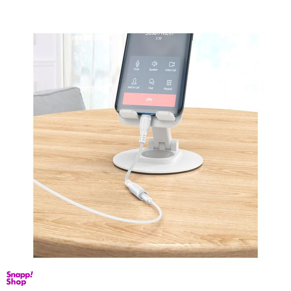 مبدل AUX OTG به USB-C بروفون مدل BV17