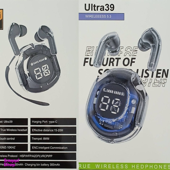ایرفون بی سیم بلوتوثی مدل New Ultra 39