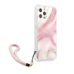 کاور موبایل گس مدل Marble مناسب اپل iphone 12/12 pro به همراه بند