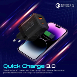 شارژر دیواری پرومیت مدل POWERPORT-25AC.EU