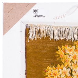 تابلو فرش دستباف سی پرشیا مدل گل نرگس در گلدان هخامنشی کد 903819