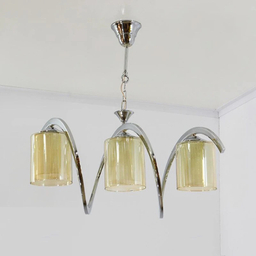 لوستر سه شعله نورهام مدل فنرى ۳