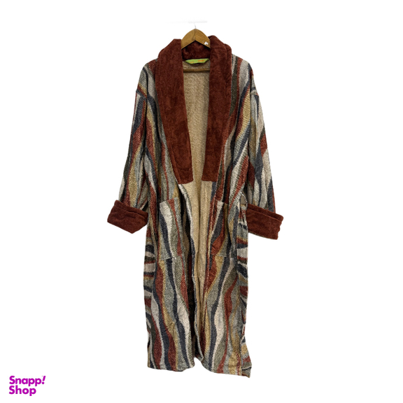 حوله پالتویی برق لامع مدل چاپی کد 163