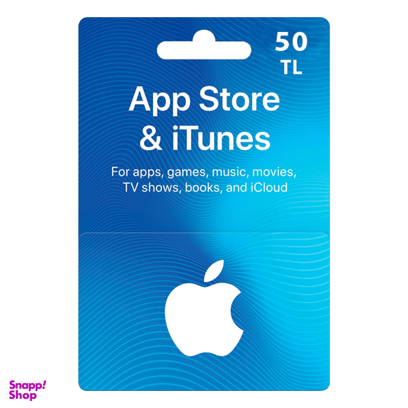 گیفت کارت 50 لیر اپل استور