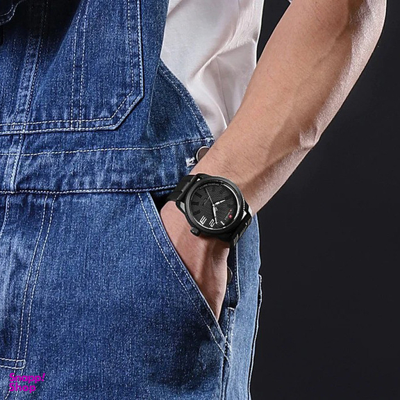 ساعت مچی عقربه ای مردانه کوارتز نیوی فورس مدل nf9202