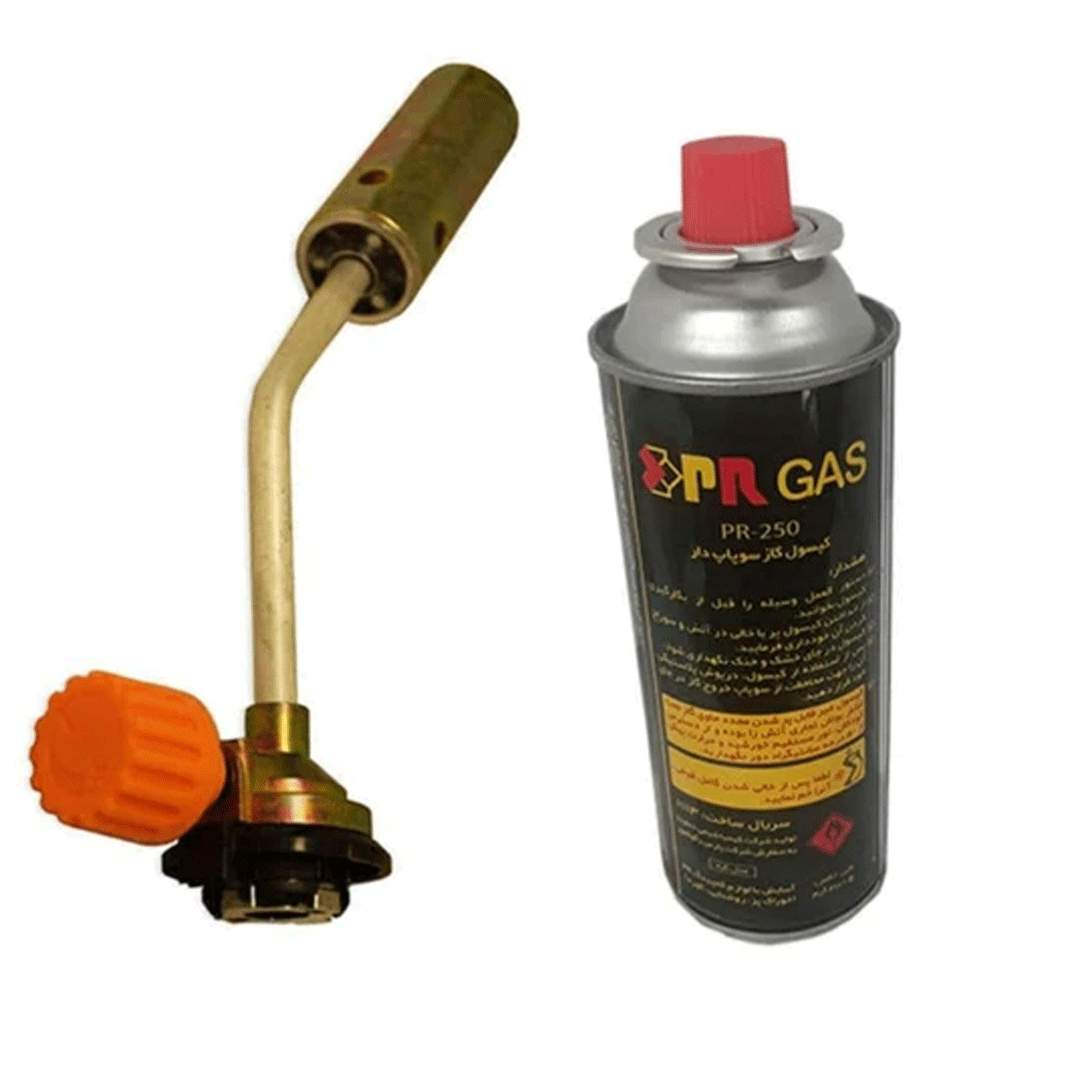 سرپیک شعله افکن پی آر مدل NS--03 به همراه کپسول گاز