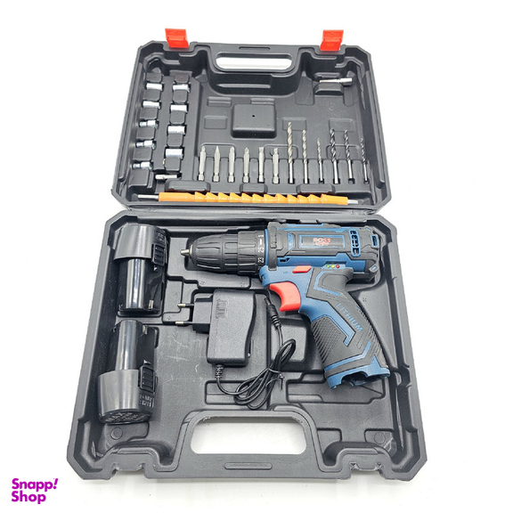 دریل پیچ گوشتی شارژی باس مدل LIFE_STYLE کد 2 مجموعه 28 عددی