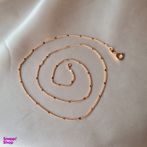 زنجیر زنانه ژوپینگ مدل توپی مینیمال کد 910