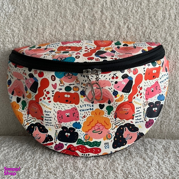 کیف کمری دخترانه مدل استیکری