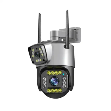 دوربین مداربسته تحت شبکه مدل سیم کارتی دو لنزه 4G