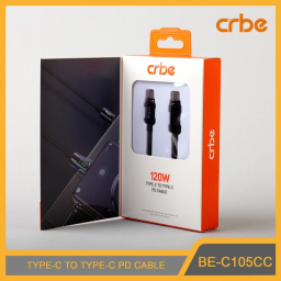 کابل Type-C کربی مدل BE-C105CC 120W طول 1.2 متر