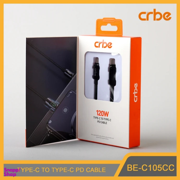 کابل Type-C کربی مدل BE-C105CC 120W طول 1.2 متر