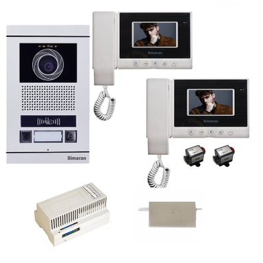 دربازکن تصویری کارتی سیماران مدل 43HS-VFBC2/N مجموعه 7 عددی