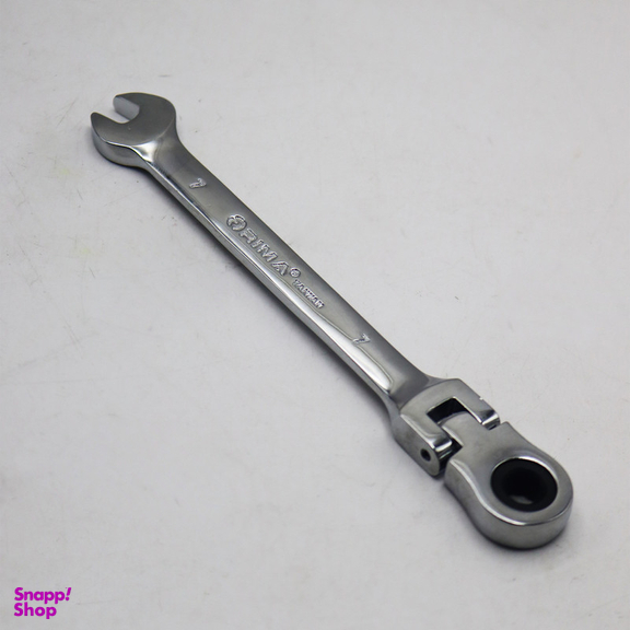 آچار یکسر تخت و یکسر رینگی ریما مدل تاشو کد YP-TAIWAN-07 سایز 7 میلی متر