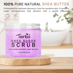 اسکراب لایه بردار پوست ترتیو مدل لوندر شی باتر وزن 320 گرم