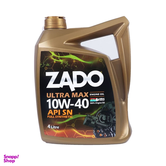 روغن موتور خودرو زادو مدل SAE 10W-40-SN حجم 4 لیتر