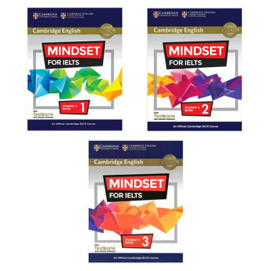 کتاب Cambridge English Mindset For IELTS اثر جمعی از نویسندگان انتشارات کمبریدج مجموعه 3 جلدی
