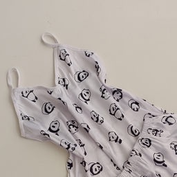 لباس خواب زنانه کد 91 رنگ سفید همراه اسکرانچی