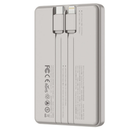 پاور بانک 22.5 وات رسی مدل RPB-P40 ظرفیت 10000 میلی آمپر ساعت به همراه کابل Type-C و لایتنینگ
