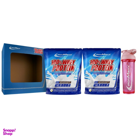 پک 2 عددی مکمل وی آیرون مکس وزن 1 کیلوگرم به همراه شیکر