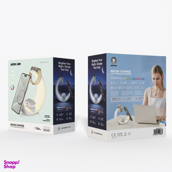 شارژر بی سیم گرین لاین مدل Moon GL-WC12