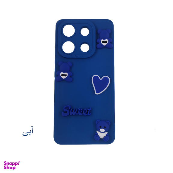 قاب گوشی موبایل لیمیا مدل عروسکی لنزدار ژله ای طرح Sweet مناسب شیائومی Redmi Note 13 4G به همراه بند آویز