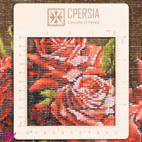 تابلو فرش دستباف سی پرشیا مدل گل رز با گلدان کد 903728