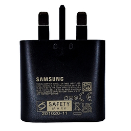 شارژر موبایل 25 وات سامسونگ مدل Ta800 سریال R37T63PFG59DKB به همراه مبدل برق 20 آمپر مارکن