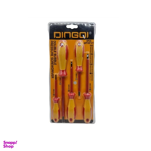 پیچ گوشتی دینگشی مدل AZ-68121 بسته 5 عددی