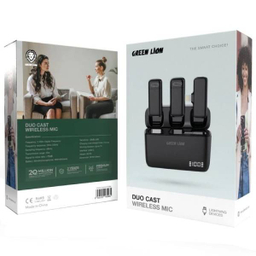 میکروفون بی سیم یقه ای گرین لاین مدل Duo Cast Wireless Mic