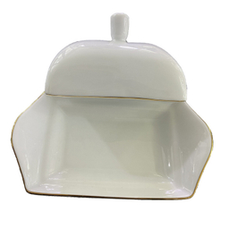 ست کره خوری شرکت صنایع چینی تقدیس مدل لب طلا