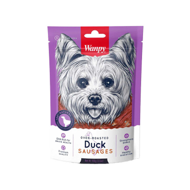 تشویقی سگ ونپی مدل Duck Sausages وزن 100 گرم