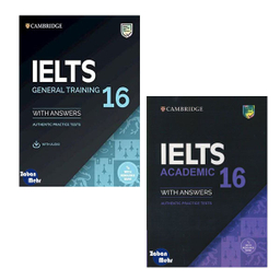 کتاب Cambridge IELTS 16 Academic_General اثر جمعی از نویسندگان انتشارات زبان مهر مجموعه 2 جلدی