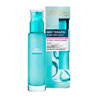 سرم آبرسان لورال مدل هیدرا جنیوس مناسب پوست خشک و حساس حجم 70 میلی لیتر