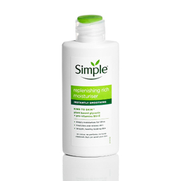 کرم مرطوب کننده سیمپل مدل Replenishing Rich Moisturiser حجم 125 میلی لیتر